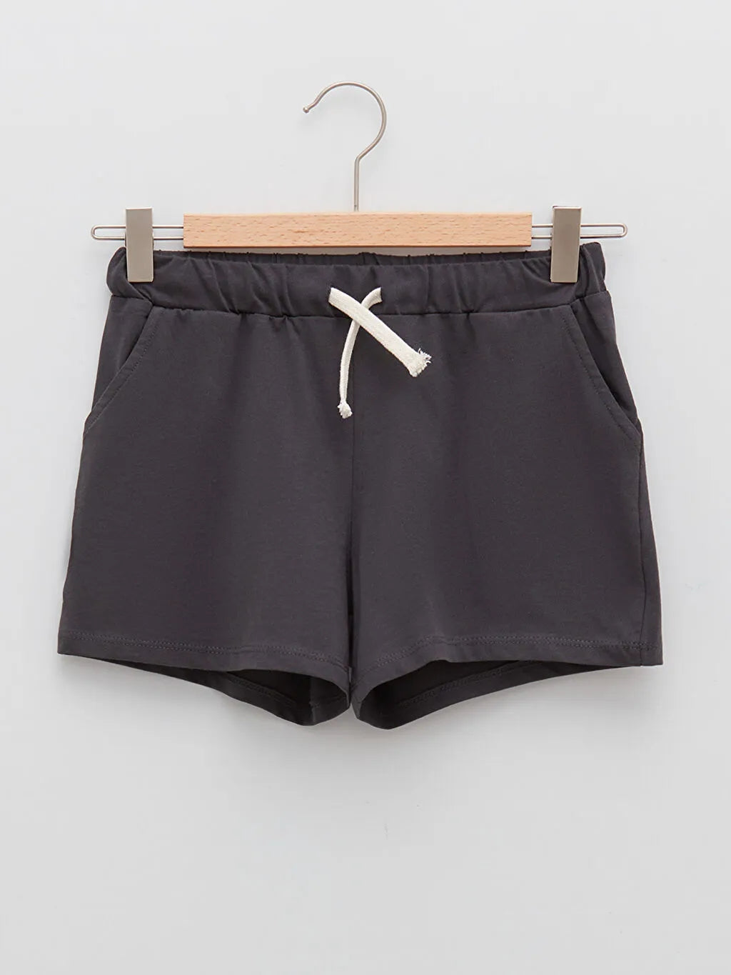 Basic Elastic Waist Girl Shorts