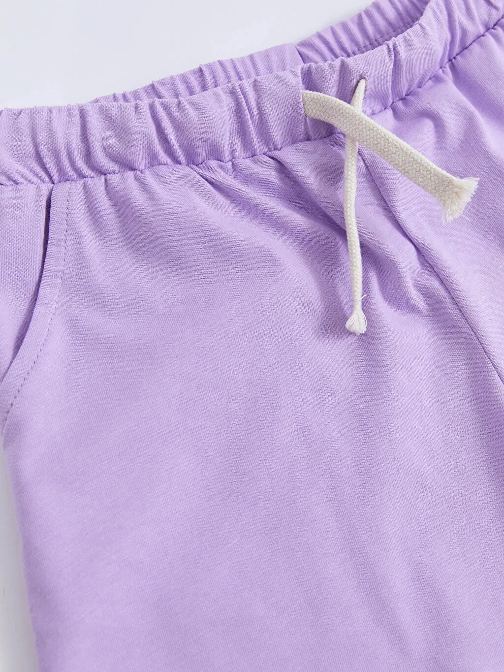 Basic Elastic Waist Girl Shorts