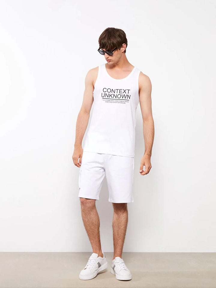 Lcw Casual Slim Fit Knitted Men Shorts