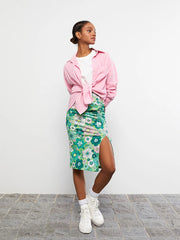 LCW Casual Women Floral Pencil Skirt