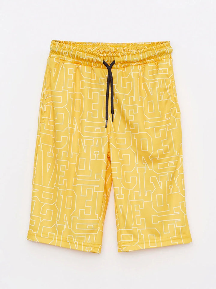 Boy's Roller with Elastic Waist Printed