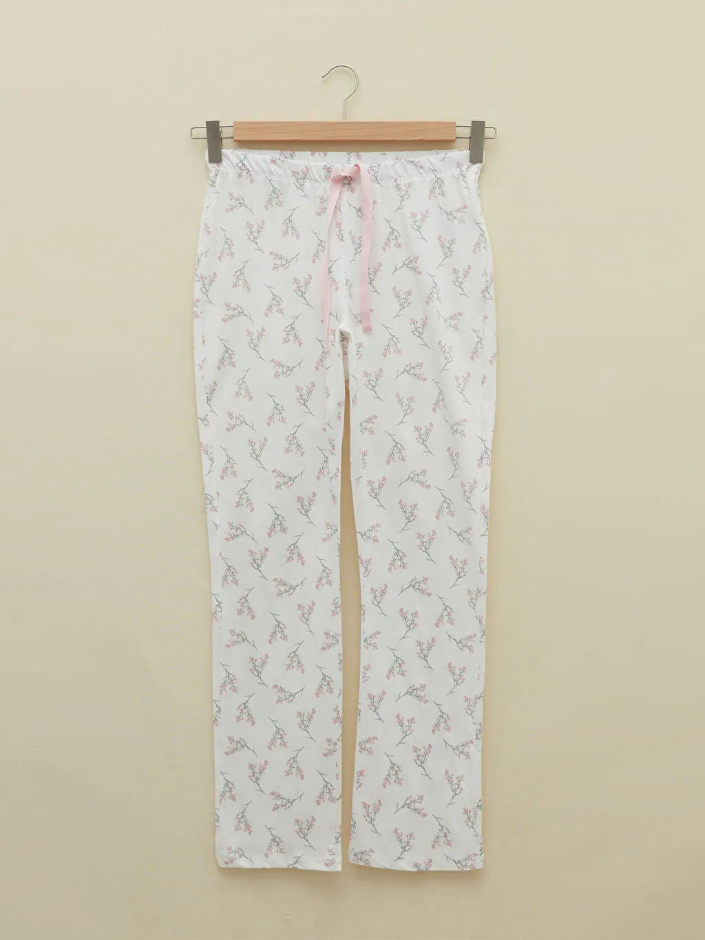 LCW DREAM Women's Cotton Pajama Bottom With Elastic Waist Patterned