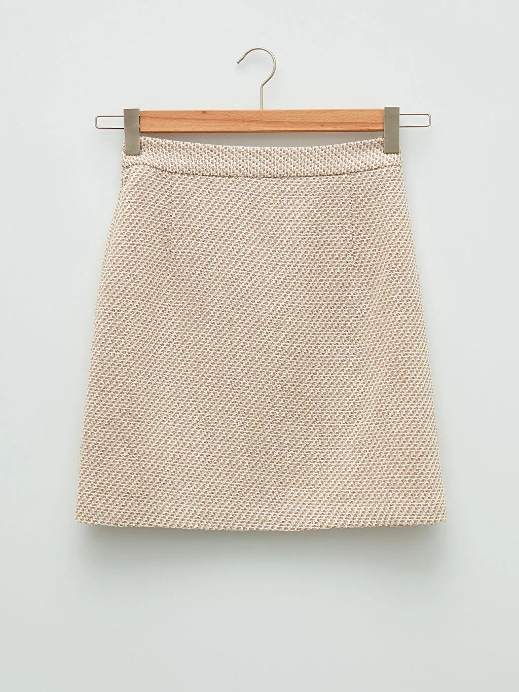 LCW Classic Women Skirt With Zipper Waist Pattern