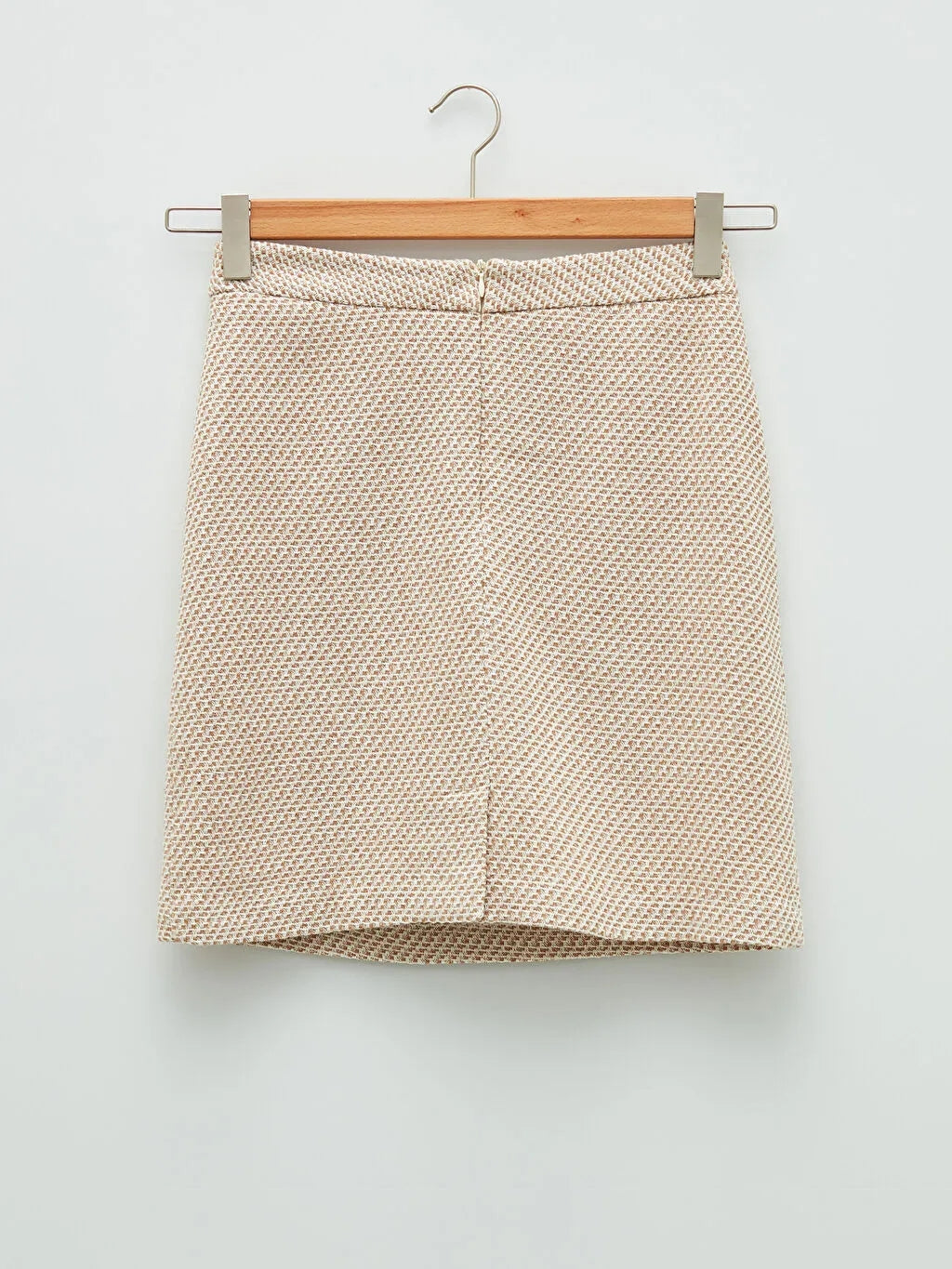 LCW Classic Women Skirt With Zipper Waist Pattern