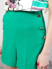 LCW CASUAL Standard Fit Straight Pocket Detailed Women's Bermuda Shorts