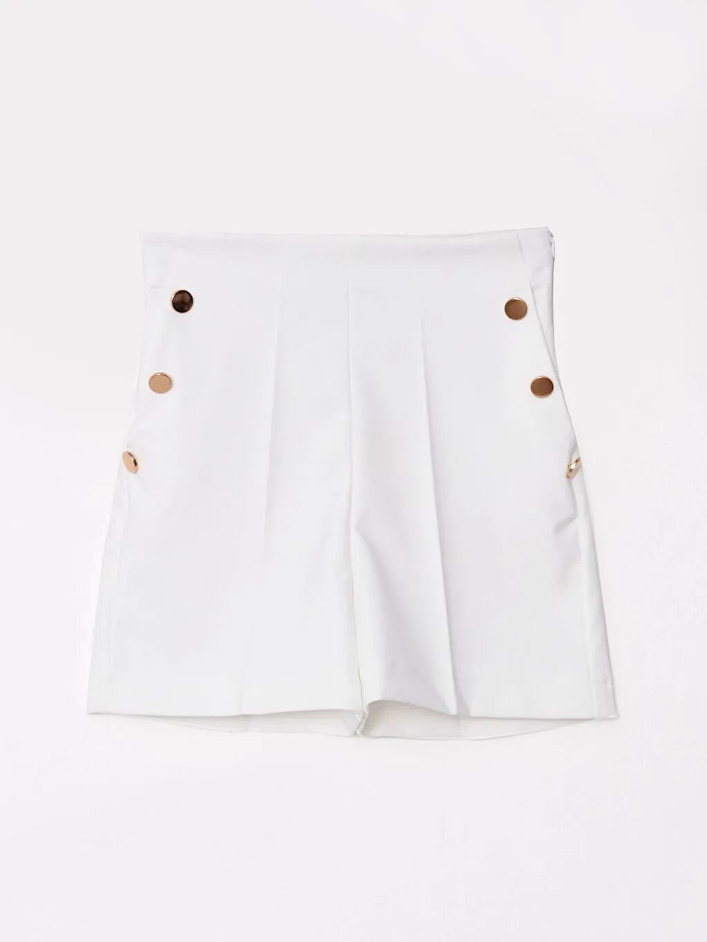 LCW CASUAL Standard Fit Straight Pocket Detailed Women's Bermuda Shorts