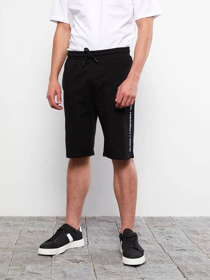 Lcw Casual Standard Pattern Printed Men Roller Shorts
