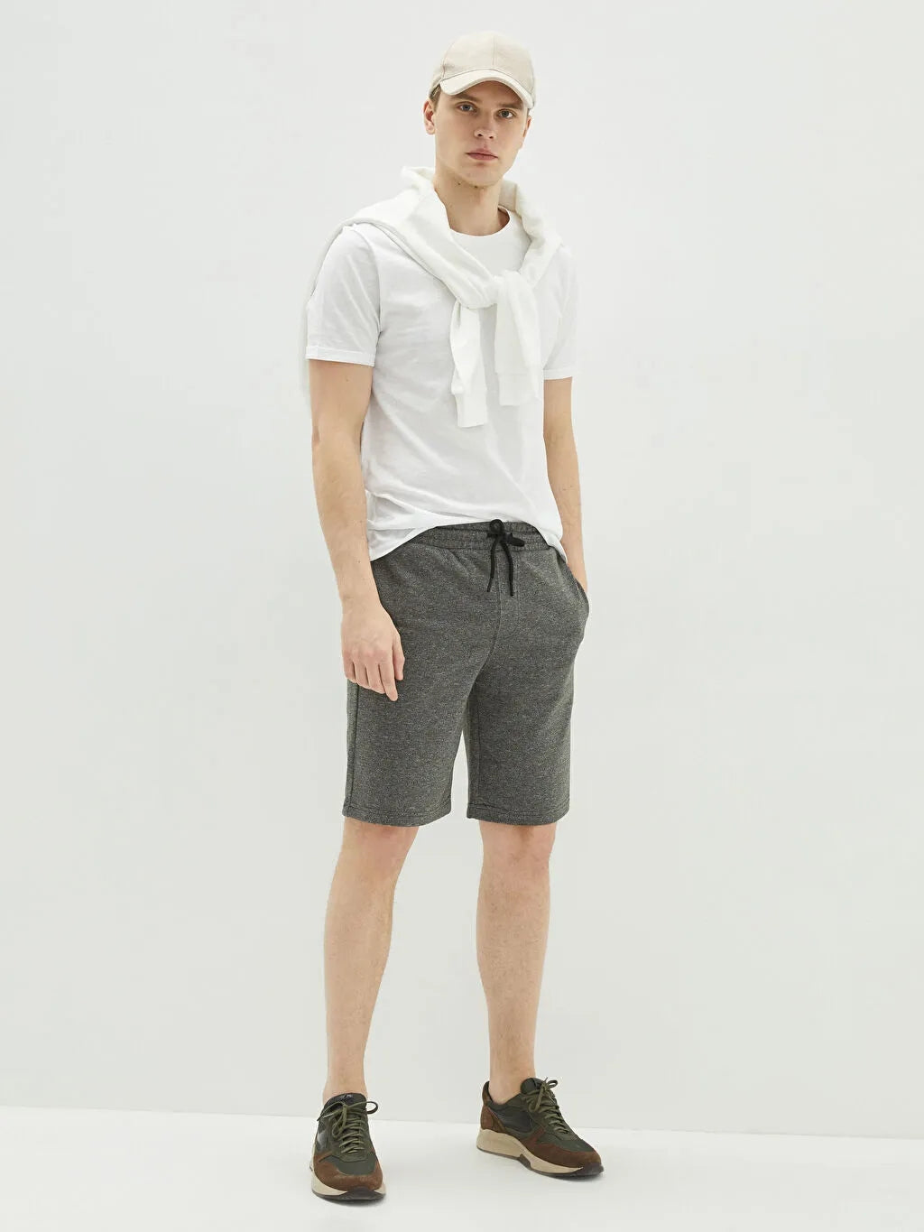 LCW Casual Standard Pattern Knitted Men Shorts