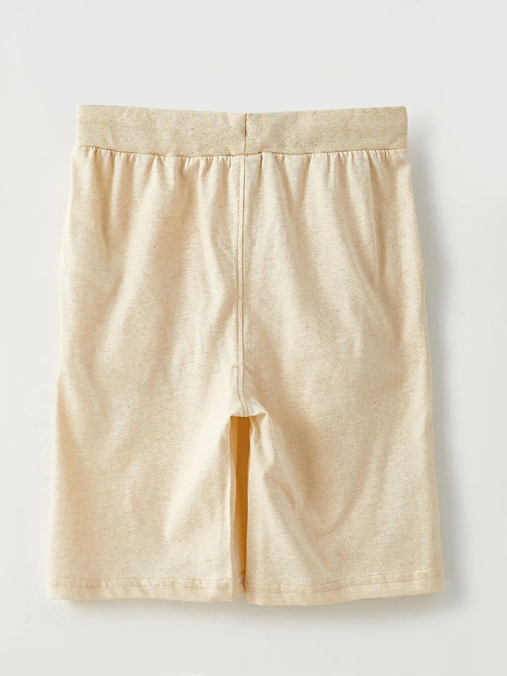 Elastic Waist Printed Boy Bermuda