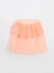 Elastic Waist Girl Tulle Skirt
