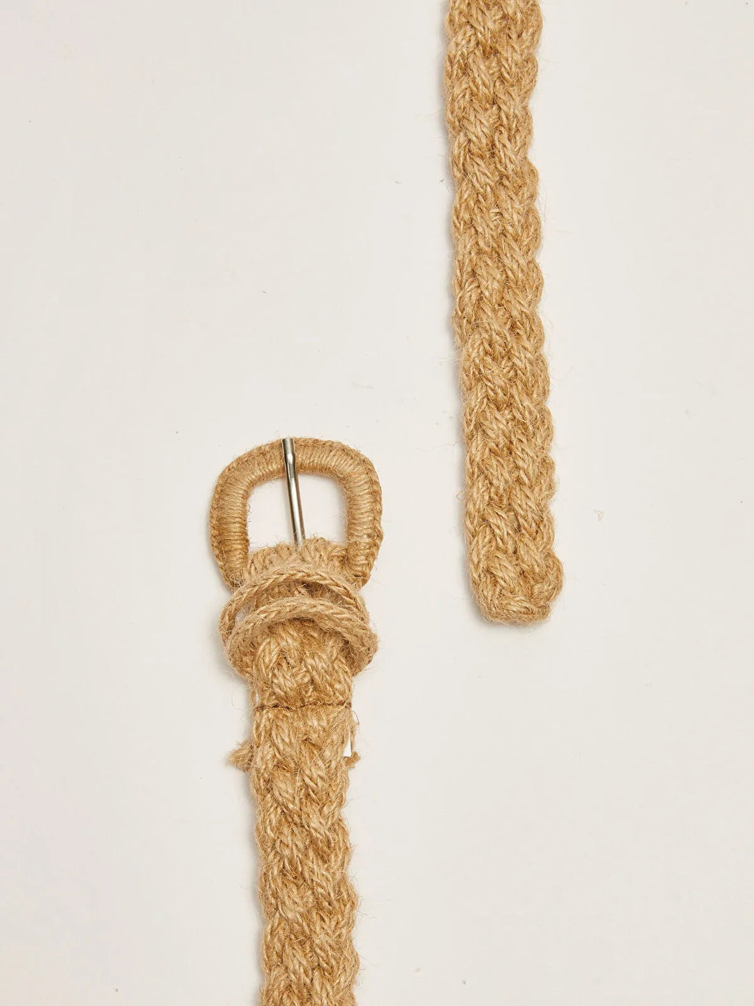 Straw Knit Women Denim Belt