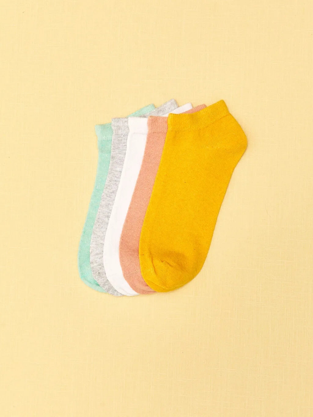 Basic Girls' Booties Socks 5 Pack