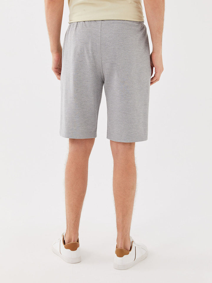 Basic Men Standard Molded Elastic Waist Shorts