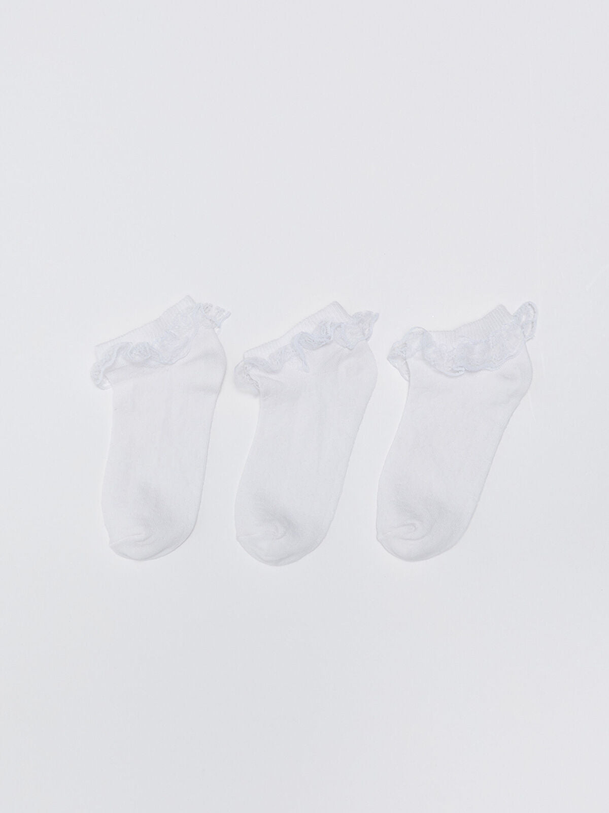 Dream Lace Detailed Girls Booties Socks 3 Pack