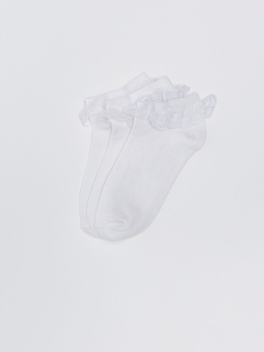 Dream Lace Detailed Girls Booties Socks 3 Pack