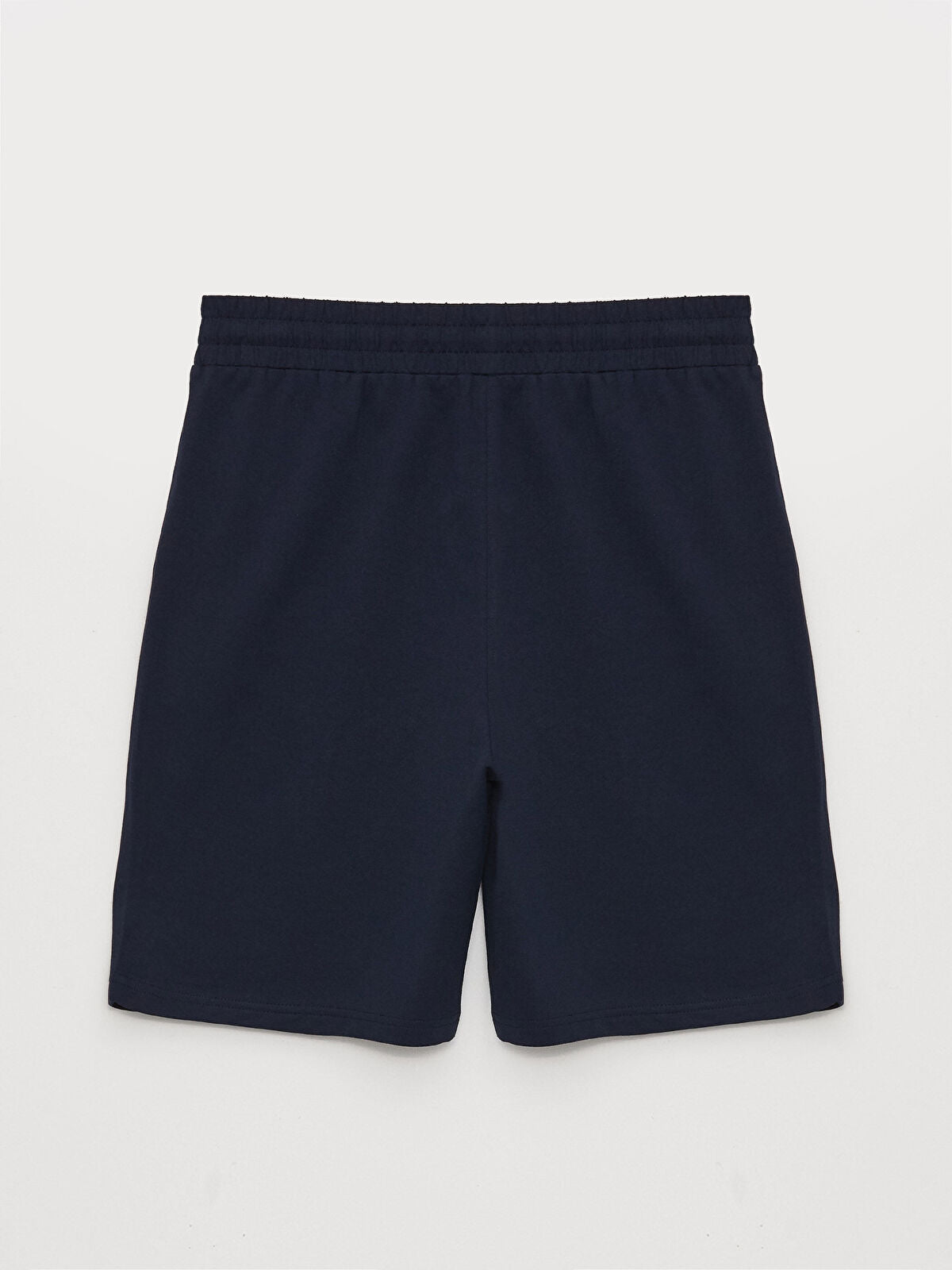 Basic Slim Fit Knitted Men Shorts