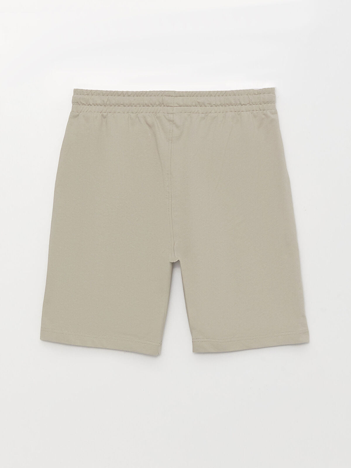 Basic Slim Fit Knitted Men Shorts