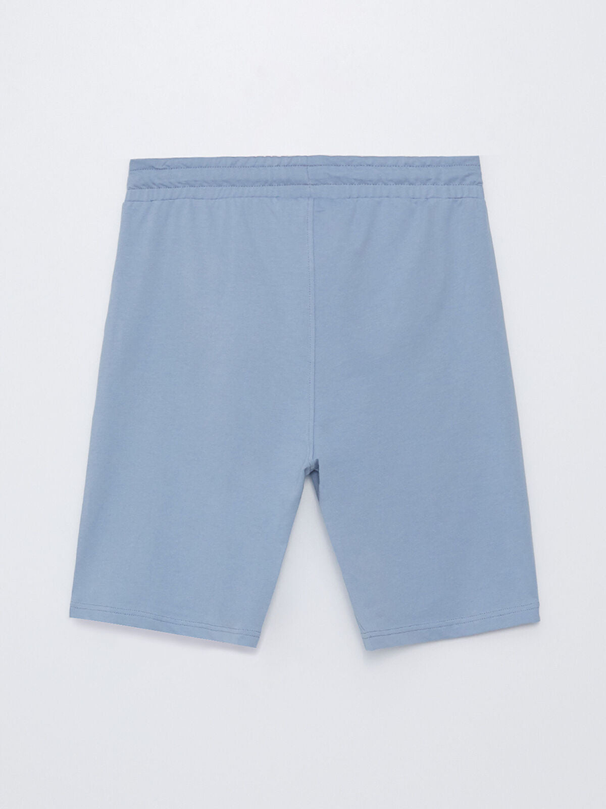 Basic Slim Fit Knitted Men Shorts
