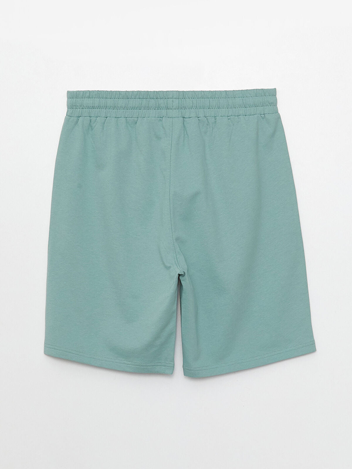 Basic Slim Fit Knitted Men Shorts