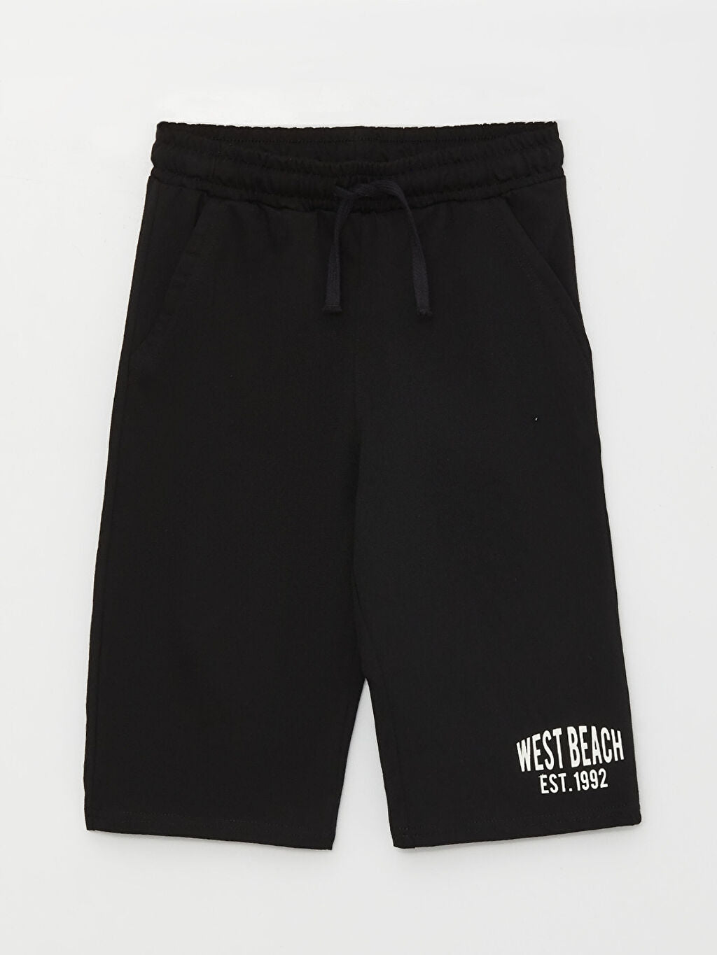 شورت مطبوع مرتفع الخصر