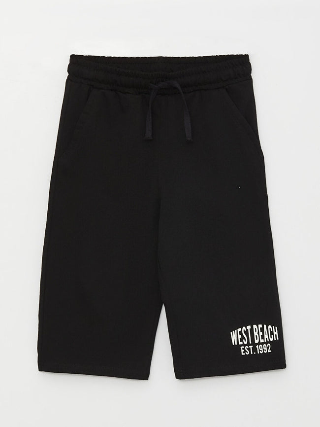 Elastic Waist Printed Boy Roller Hover Image