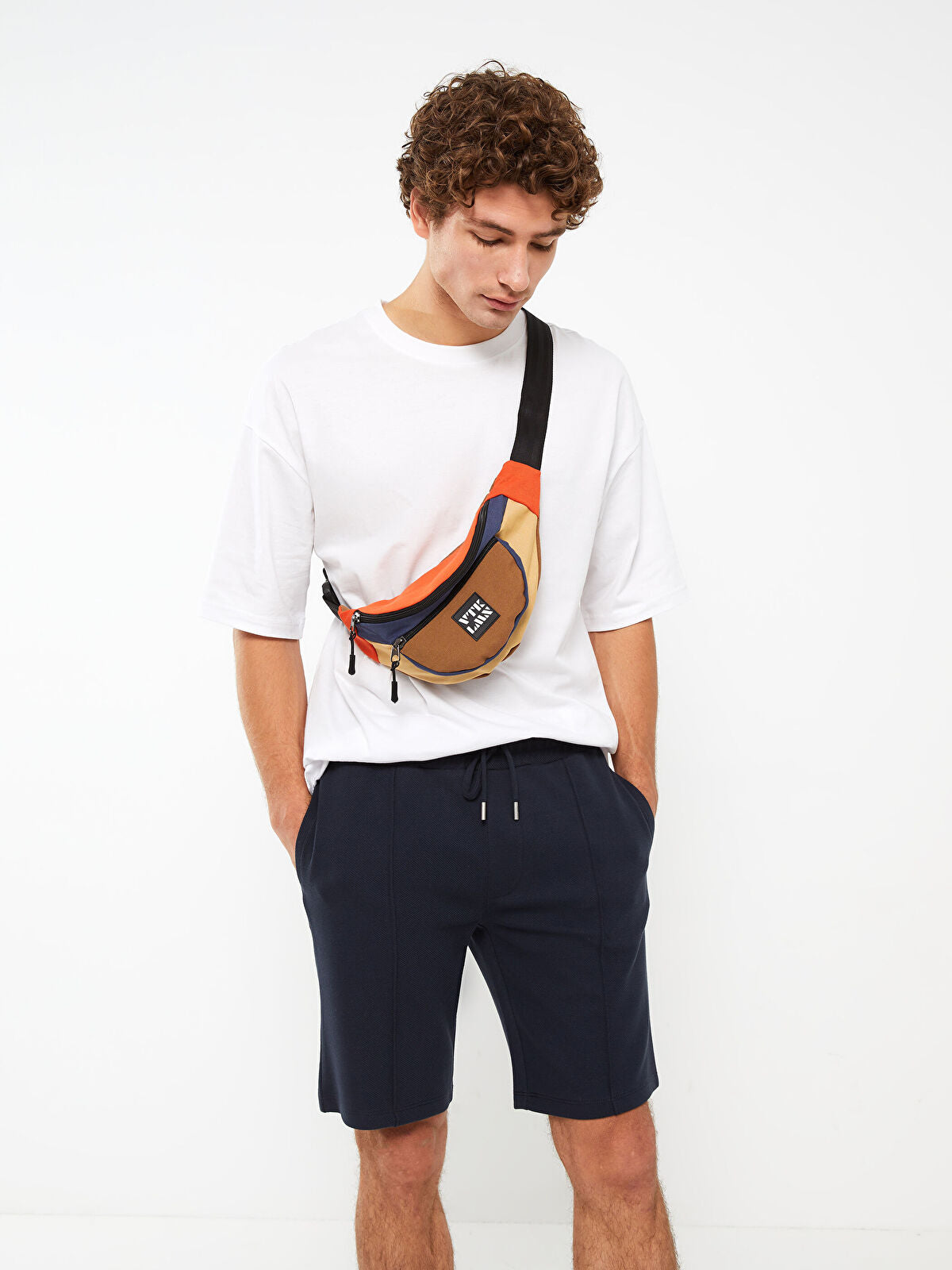 Slim Fit Knitted Men Shorts