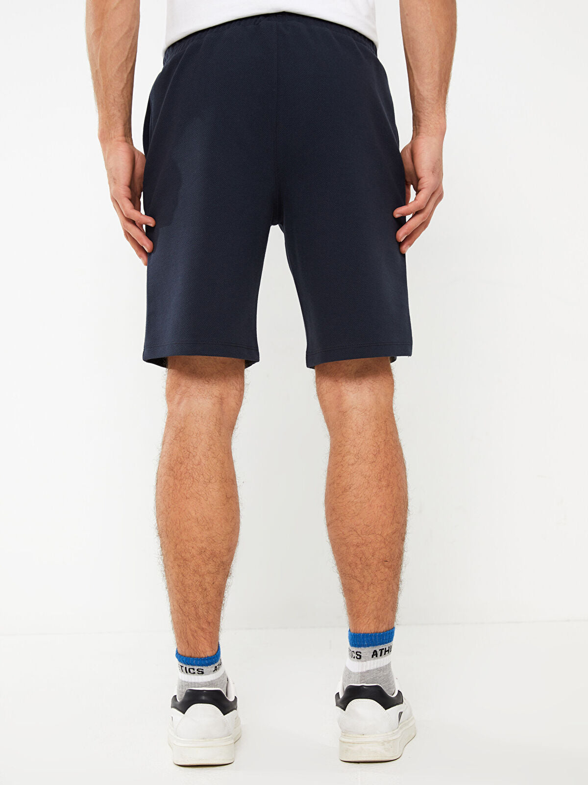 Slim Fit Knitted Men Shorts