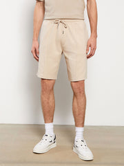 Slim Fit Knitted Men Shorts