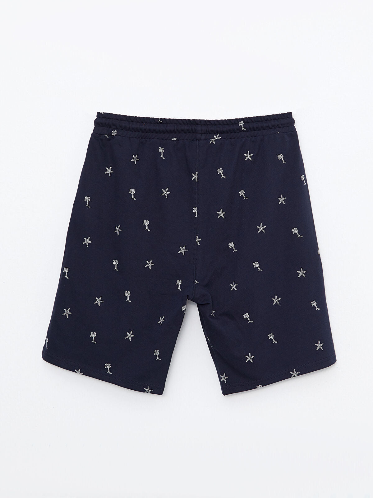 Slim Fit Men Elastic Waist Shorts