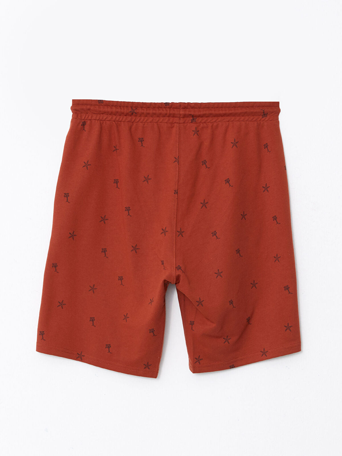 Slim Fit Men Elastic Waist Shorts