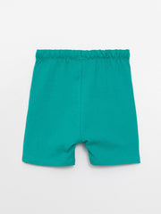 Basic Elastic Waistband Baby Boy Shorts