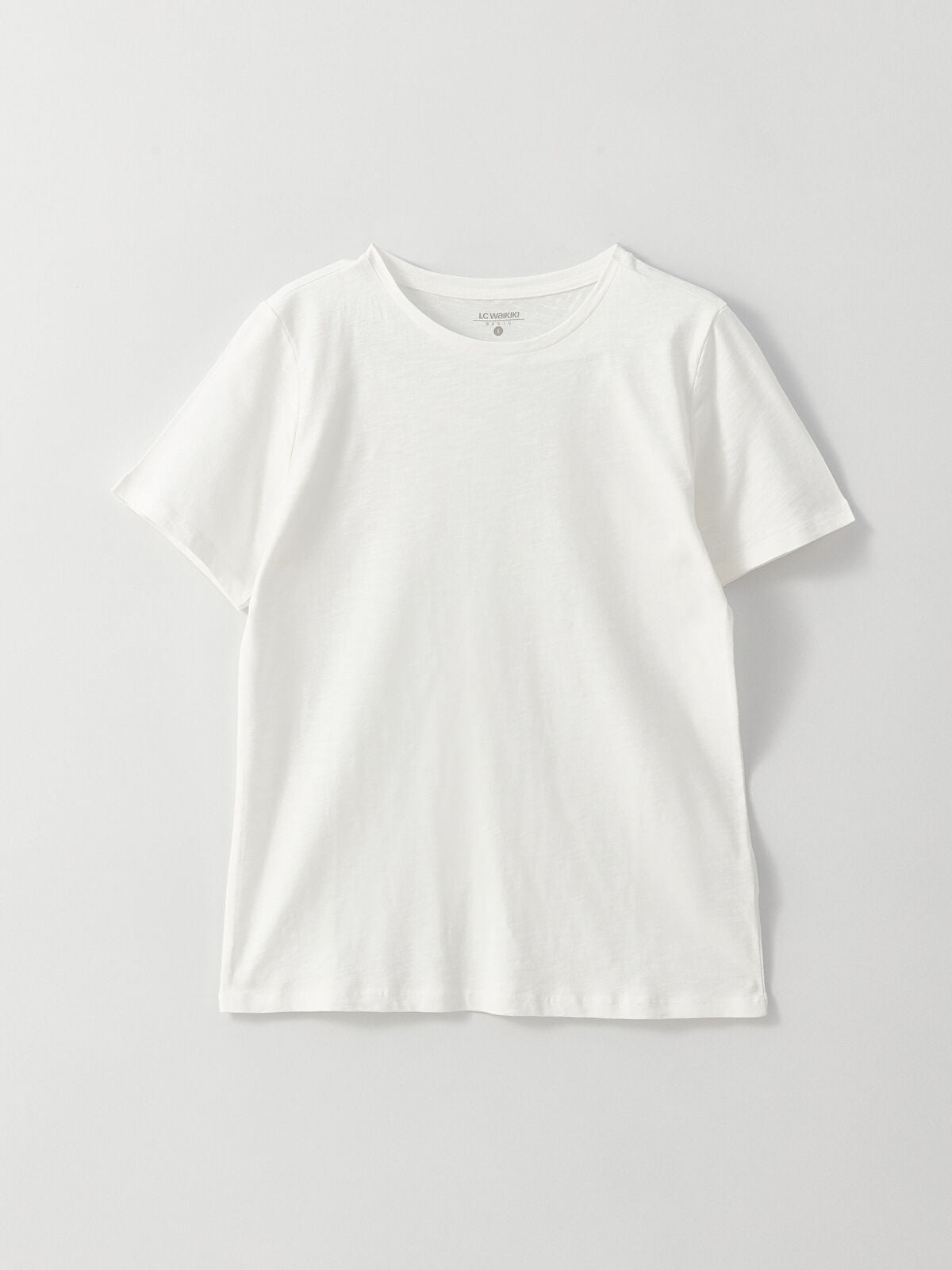 Crew Neck Regular Short Sleeve Women T-Shirt