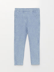 Baby Elastic Waist Baby Girl Jean Leggings