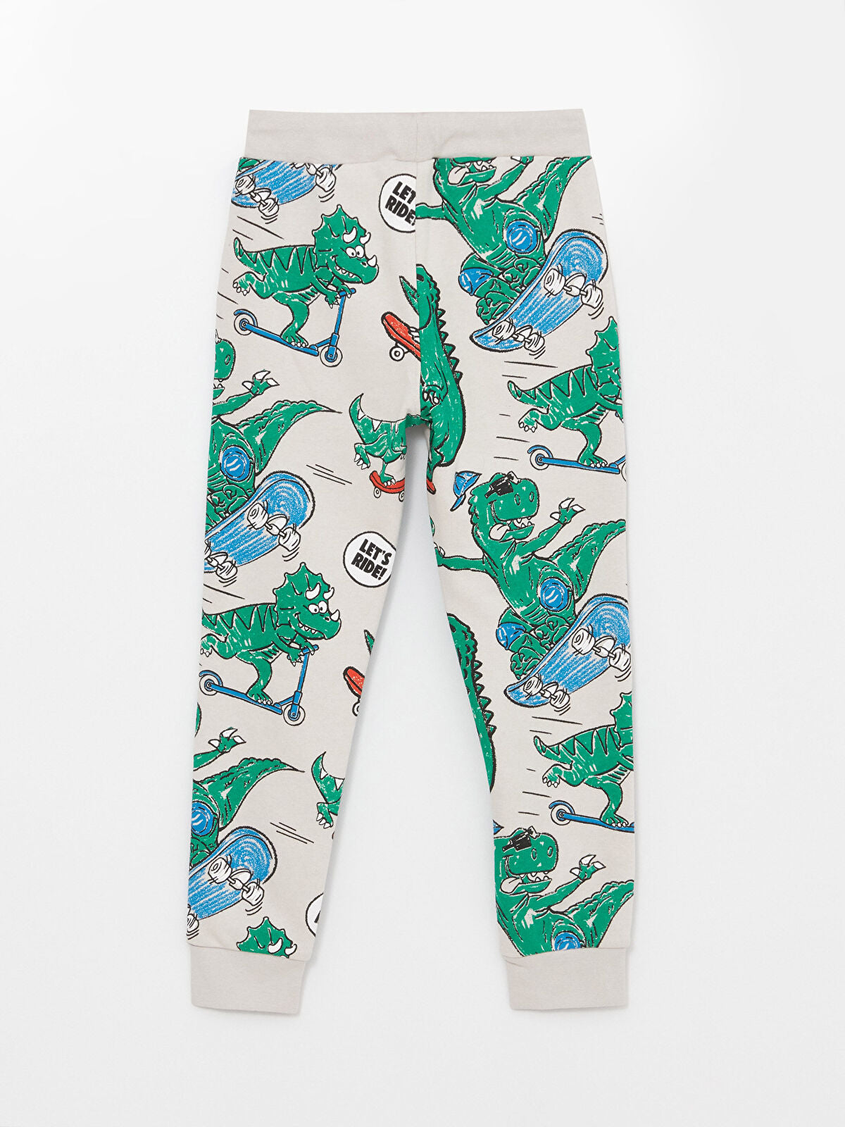 Elastic Waist Printed Boy Jogger Trousers