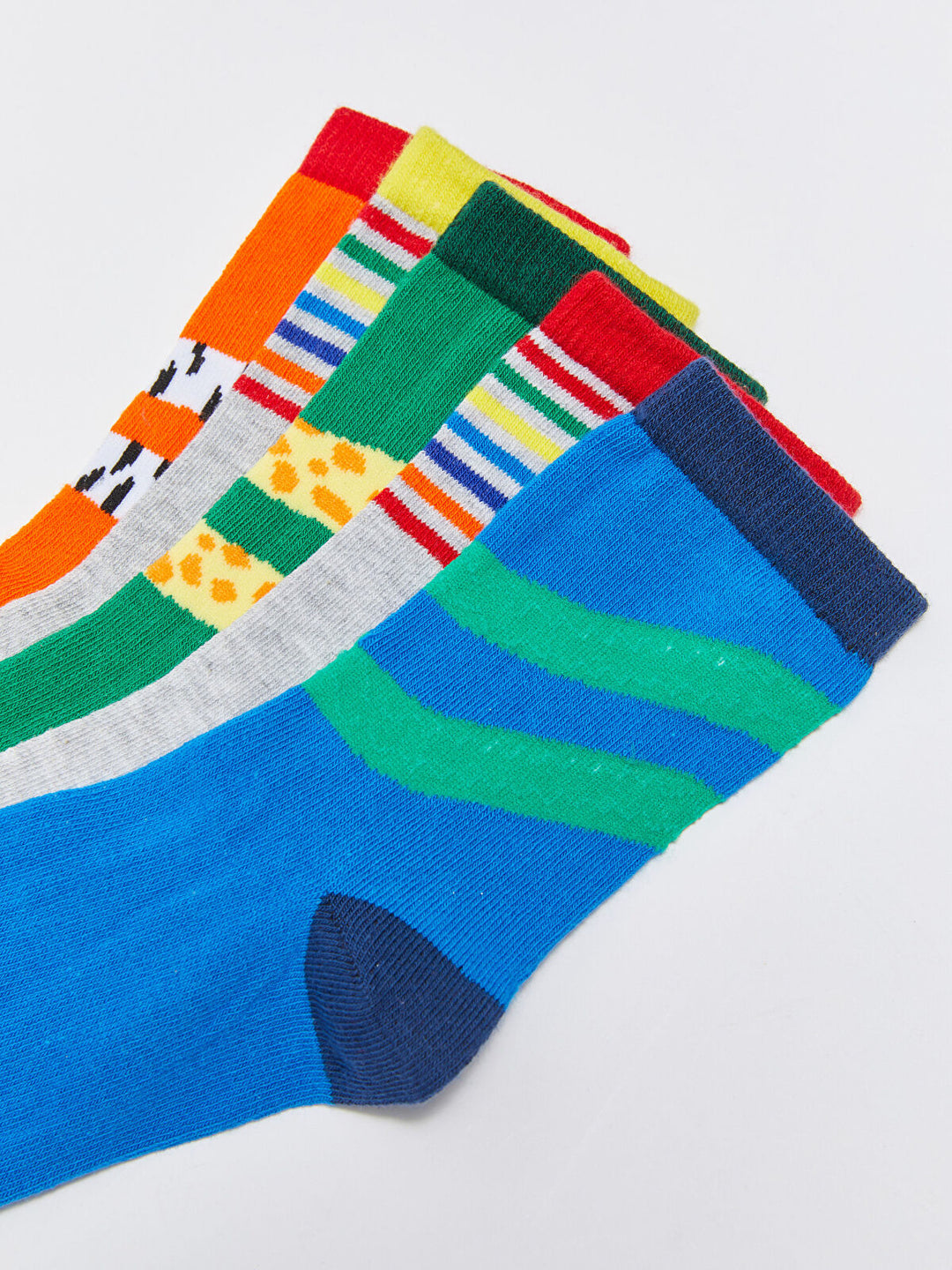 Patterned Boy Socks 5 Pieces
