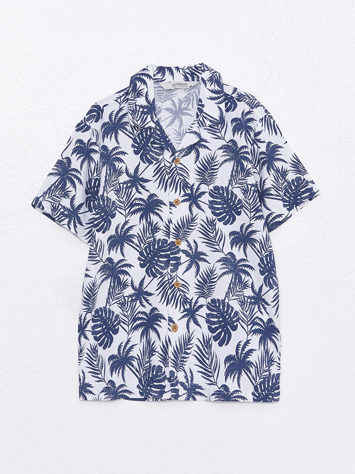 Patterned Short Sleeve Boy Shirt