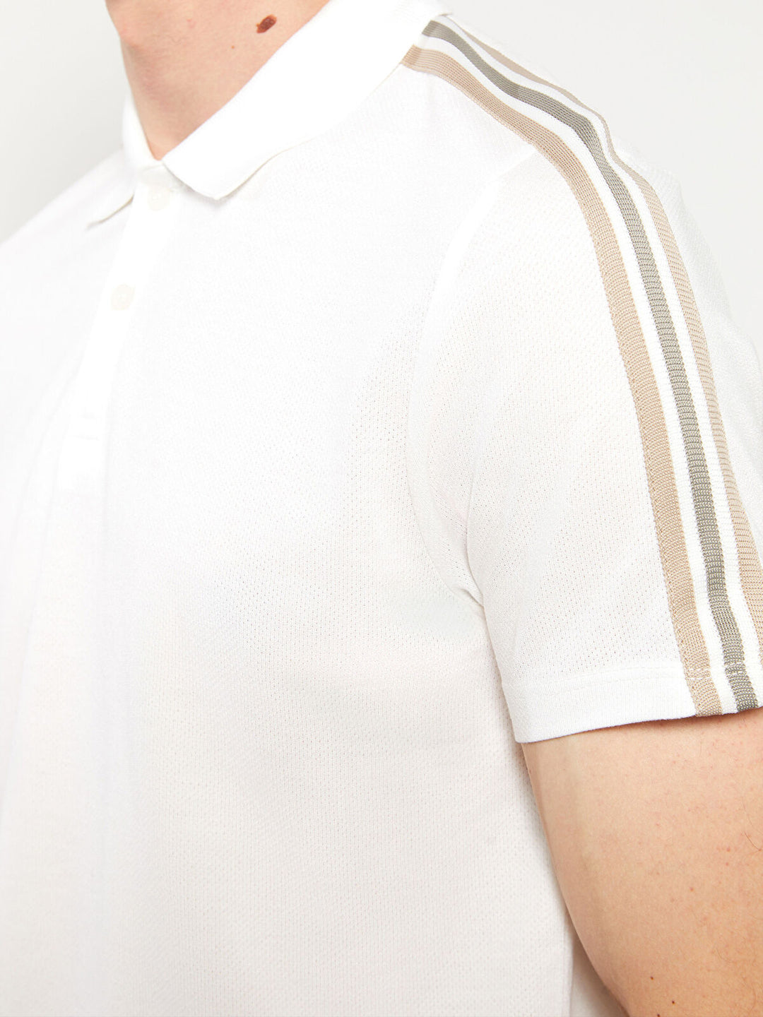 Polo Neck Short Sleeve Piqué Men T-Shirt