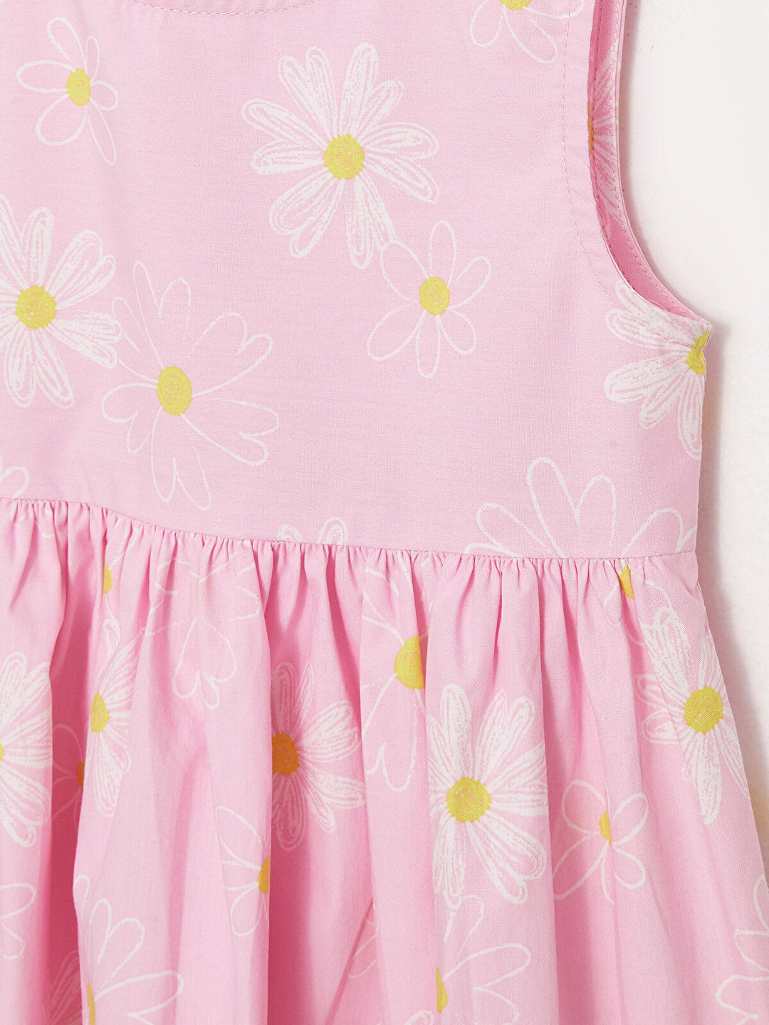 Crew Neck Patterned Baby Girl Dress