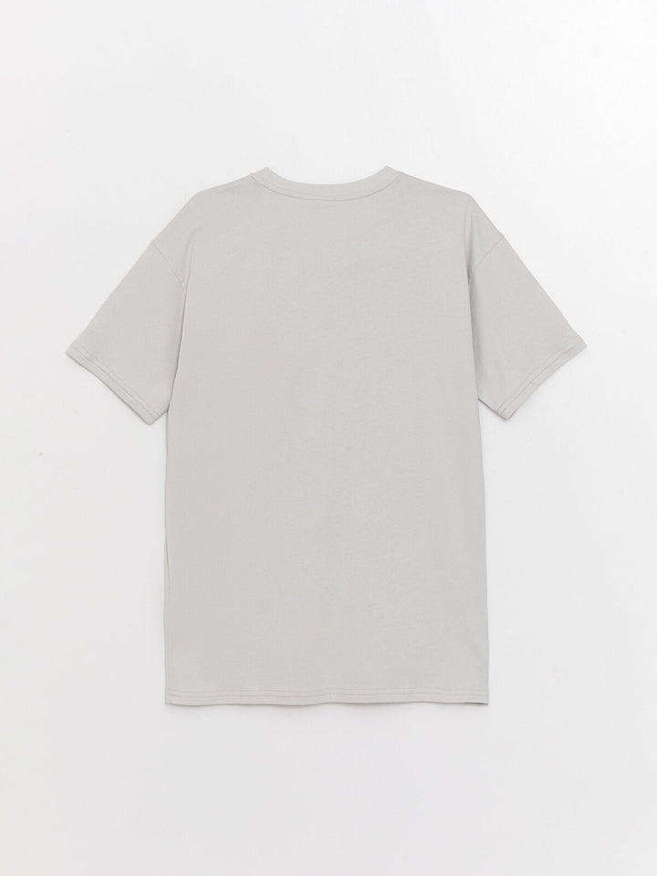 Crew Neck Printed Short Sleeve Boy T-Shirt