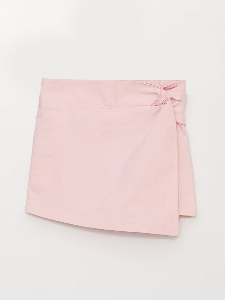 Basic Baby Girl Short Skirt With Elastic Waist
