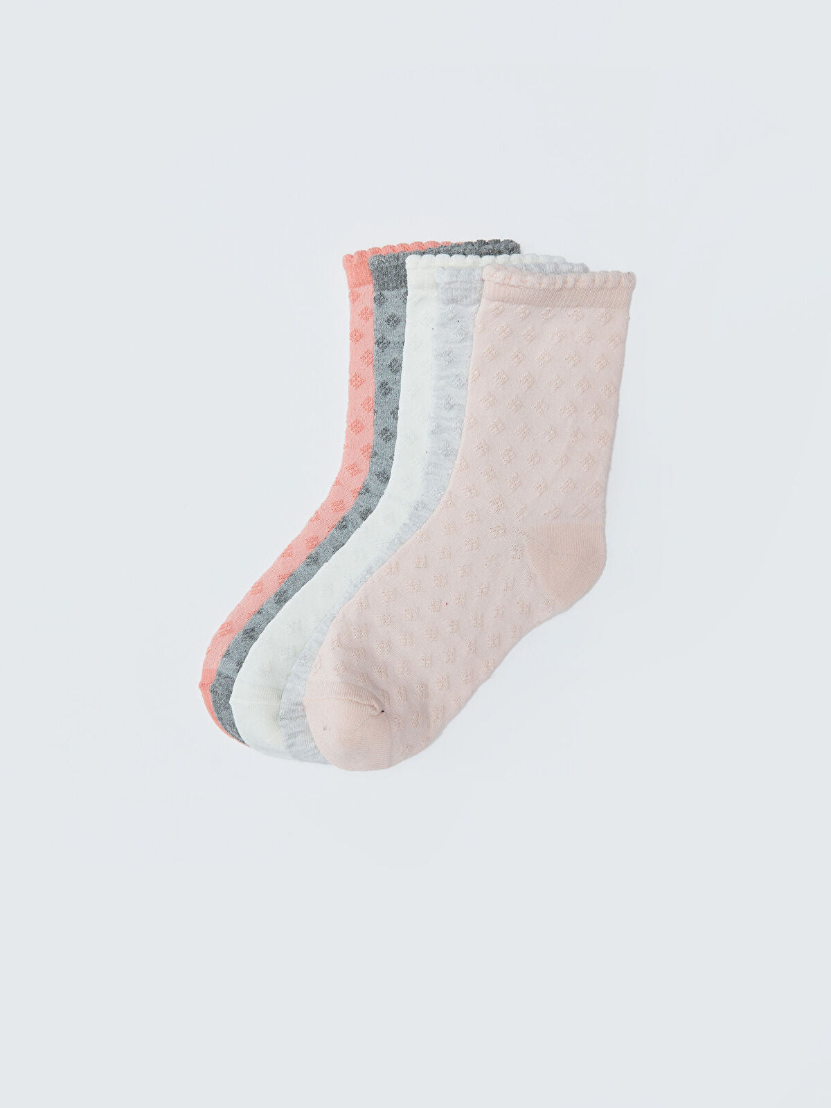 جوارب منقوشة يدويًا بناتي 5 قطع