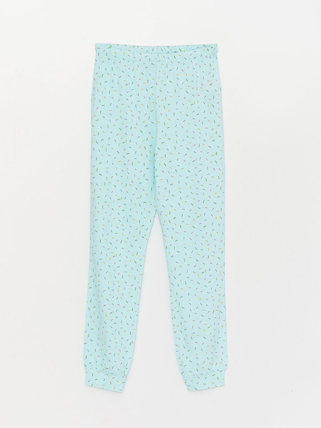 Crew Neck Printed Short Sleeve Women Pajamas Set