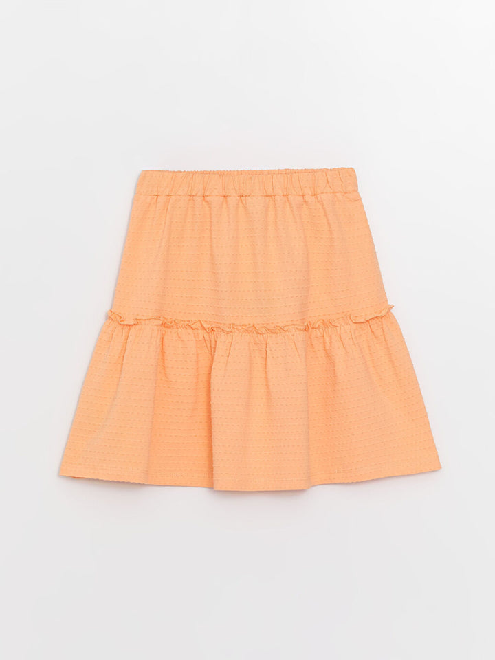 Elastic Waist Girl Skirt