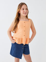 Square Collar Suspended Girl Undershirt