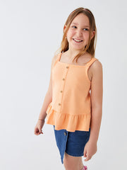 Square Collar Suspended Girl Undershirt