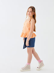 Square Collar Suspended Girl Undershirt