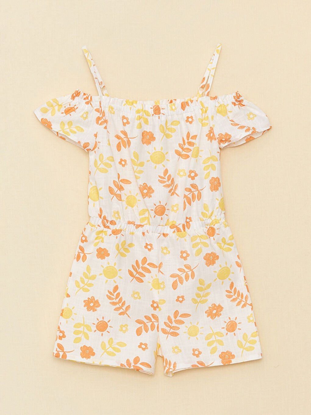 Boat Neck Girls Overalls