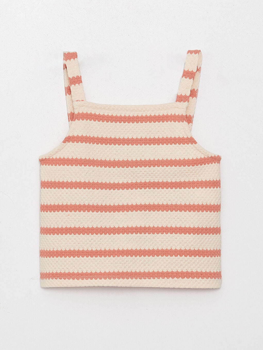 Square Neck Girls Crop Singlet