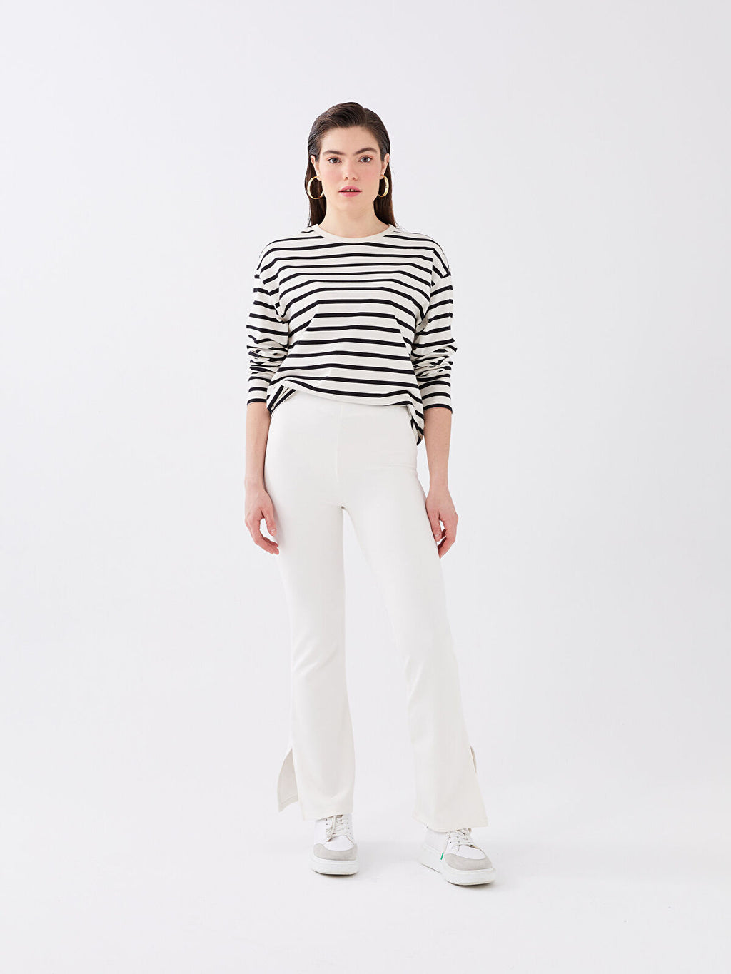 Elastic Waist Regular Women Sweatpants