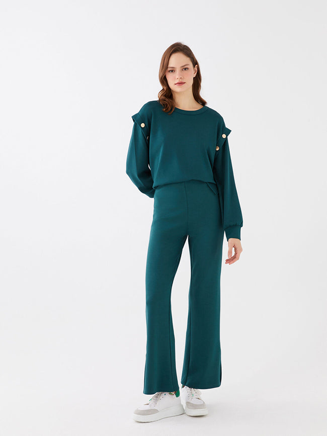 Elastic Waist Regular Women Sweatpants Hover Image